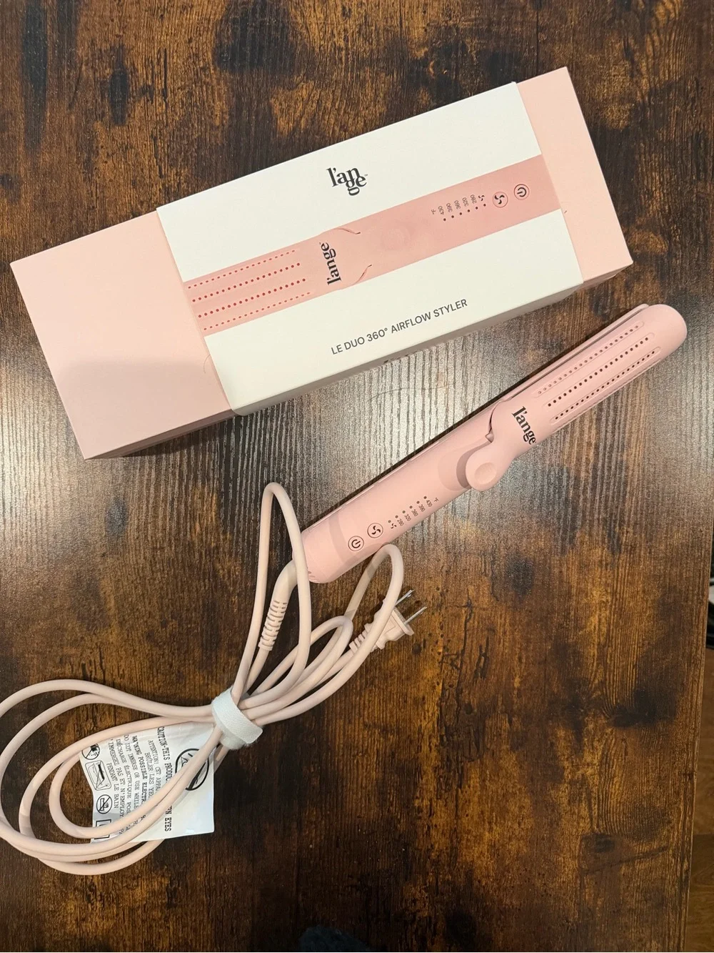 L’ange LE DUO 360° Airflow Styler - Blush Pink